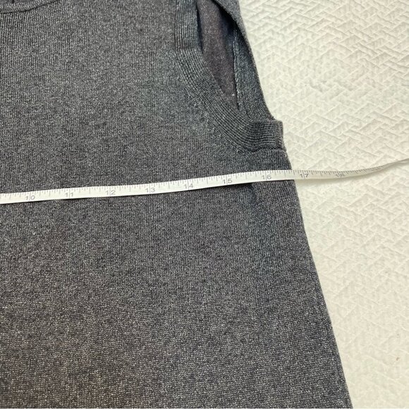 MEXX Grey Sleelveless Dress Reversible Knit Size S - Picture 7 of 10